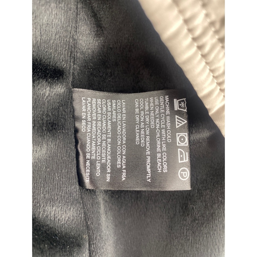 Weatherproof Puffer Vest Womens XL Tan Excellent Quilted Hooded Fleece Lined - Picture 5 of 8